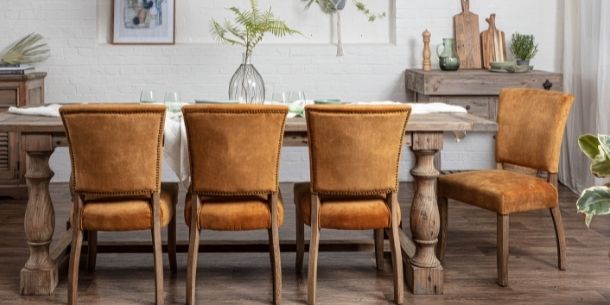 orange velvet dining chairs for how to look after beautiful fabric dining chairs blog