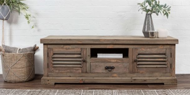 Reclaimed wood TV stand for Is reclaimed wood cheaper than new blog