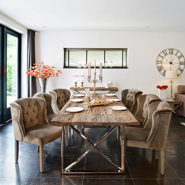 Luxe Kensington Reclaimed Wood Dining table