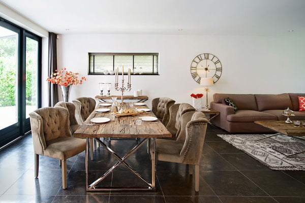 Luxe Kensington Reclaimed Wood Dining Table