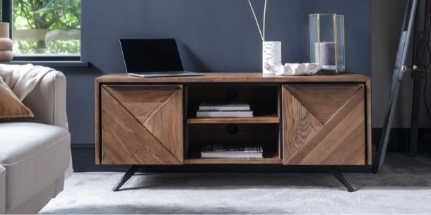 rustic oak tv stand for living room storage tricks blog