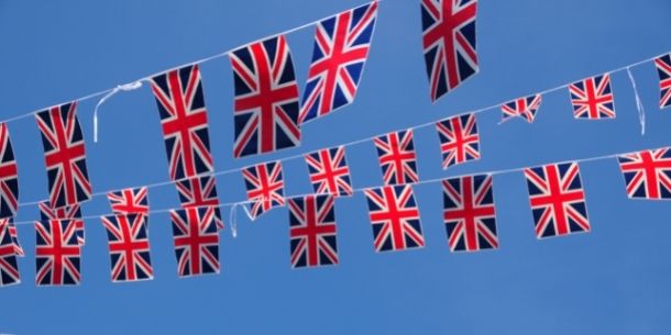 union jack flag bunting for platinum jubilee garden party ideas blog