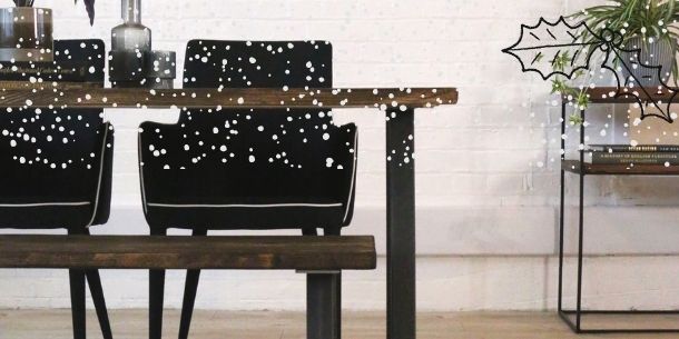 Ways to create a cool industrial dining room this Christmas blog