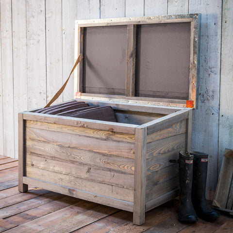Zinc Top Aldsworth Outdoor Storage Box for furniture storage